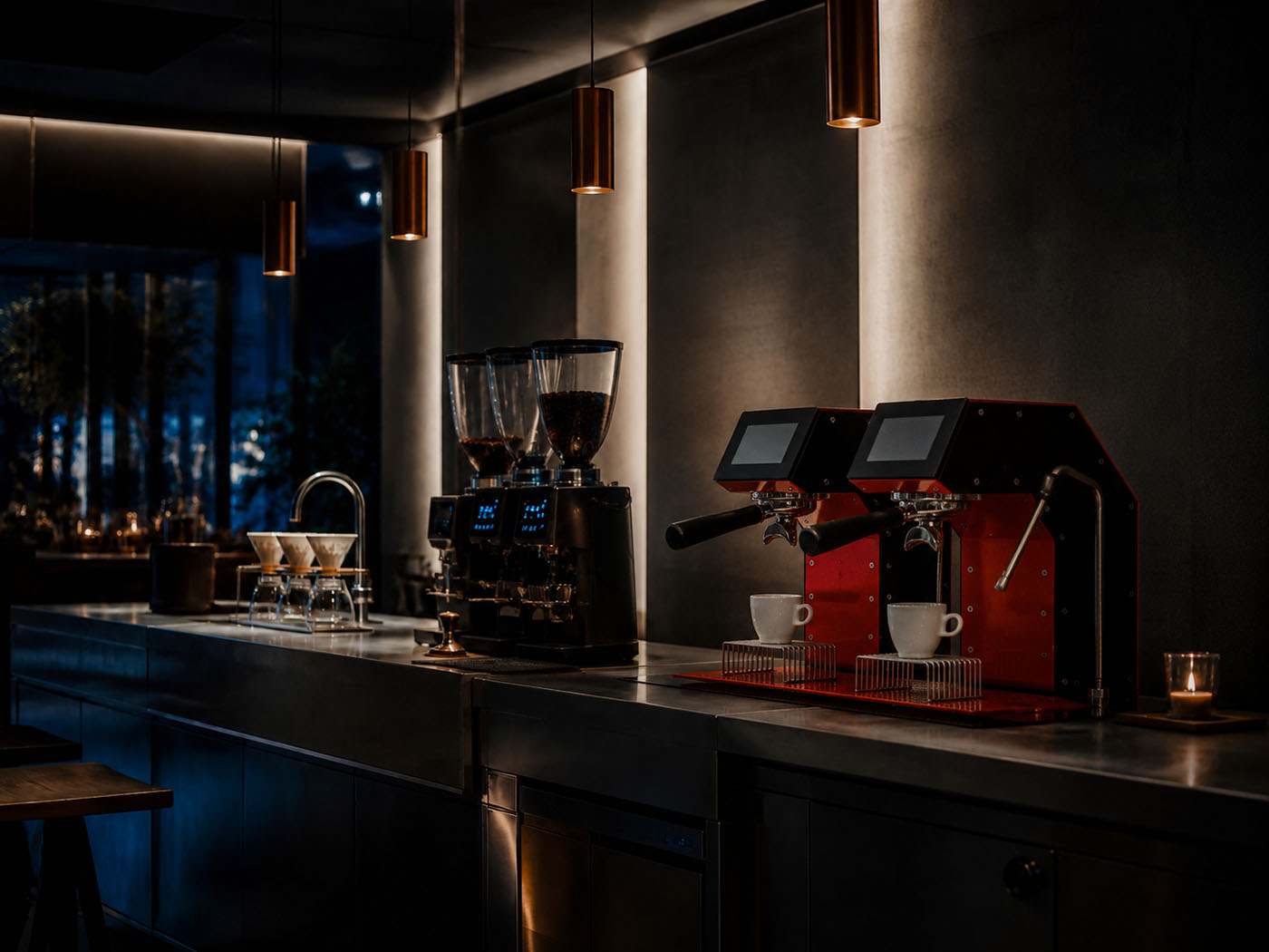 Professional HoReCa bar environment with Genesis system